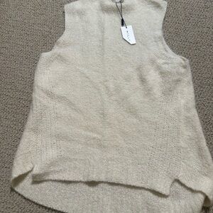 Mily nwt beige cashmere vest small